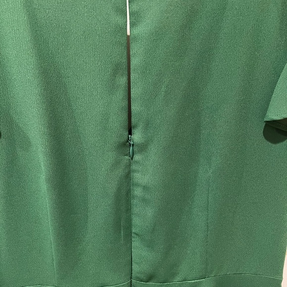 Ann Taylor Emerald Green Flutter Sleeve Pocket Jumpsuit - Picture 7 of 10